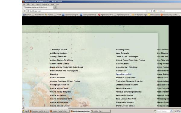 Poor Quality Table of Contents