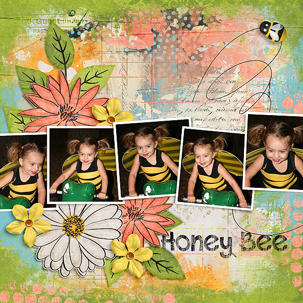 Kit: Today I Feel Happy Blendits Layered Template 20 Designer: Created by Jill These Are My Dreams for You Mishmashed Edges Designer: Created by Jill Font: DJB This Font is Worn Regular