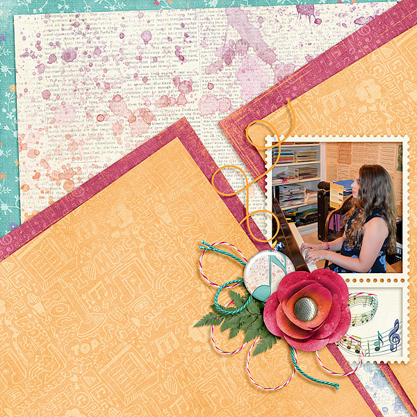 Kit: Listen to the Music Add-On Mini Designer: Kimeric Kreations