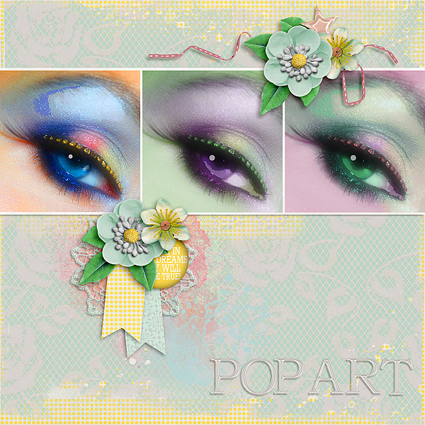 Kit: Daydream Believer Designer: The Nifty Pixel Pick Your Destiny Border Designer: The Nifty Pixel